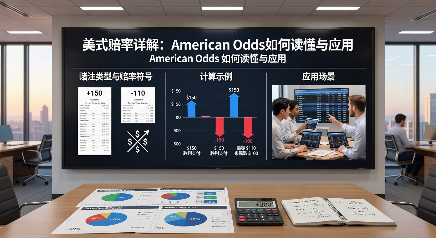 美式赔率 american odds 读法与换算要点